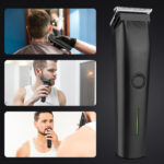 Beard Trimmer, 3 in 1 Hair Clippers and Mens Grooming Kit, Face, Nose, Ear Hair Trimmer - Black - Image 2
