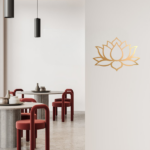 CIFbuy Stunning Large Lotus Metal Wall Art – Modern Living Room Decor & Fabulous Bridal Shower Gift.Wall Sculptures-cif buy(TikTok/temu self-pickup orders) - Image 10