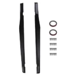 Black ABS Body Side Panel fit for Chevy Camaro SS LS LT 10-2015 Skirt Extension Set - Image 6