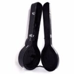 Replace 48950444 5-String 6-String Microgroove Pattern Leather Wood Banjos Case Black - Image 11
