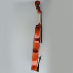 15" Acoustic Viola Case Bow Rosin Nature Color - Image 11