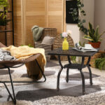 Cast Aluminum Outdoor Side Table, Anti-Rust Outdoor Square End Table, Patio Coffee Bistro Table for Indoor Garden Porch Balcony, Antique Bronze - Image 4