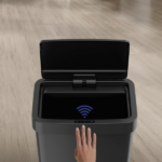 Automatic Trash Can, 13.2 Gallon Plastic Motion Sensor Garbage Bin, Black - Image 5