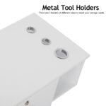 Same code 39231790 15mm E0 particleboard linen two draw three holes with lock salon cabinet white - Image 7