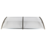 Same Code 52463595 HT-200 x 100 Household Application Door & Window Rain Cover Eaves Canopy Silver & Gray Bracket - Image 25