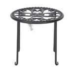 4 Round Ironwork Plant Racks With 4-1 Black Paint Prints - Image 7