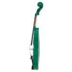 New 4/4 Acoustic Violin Case Bow Rosin Green - Image 5