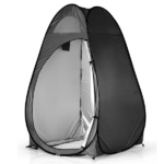 Portable Outdoor Pop-up Toilet Dressing Fitting Room Privacy Shelter Tent Black - Image 7