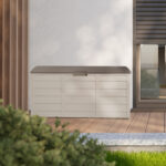 75gal 260L Outdoor Garden Plastic Storage Deck Box Chest Tools Cushions Toys Lockable Seat - Image 10