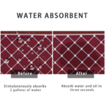 2pcs super absorbent bathroom mats - quick-drying anti-slip floor mats, soft and comfortable bathroom rugs, suitable for bathrooms, shower rooms, laundries, bedrooms, living rooms, door mats, kitchen mats - Image 6