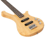 Do Not Sell on Amazon GW101 36in Small Scale Electric Bass Guitar Suit With Mahogany Body SS Pickups, Guitar Bag, Strap, Cable Burlywood - Image 11