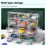 Clear Acrylic Display Case Storage Box Hold 12 Toy Cars For 1/64 Scale Model Car(tk/temu self-pickup orders) - Image 7
