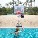 Same Model Code: 13290080 HY-B064S Portable Movable Swimming Pool PVC Transparent Backboard Basketball Stand (Basket Adjustment Height 1.15m-1.35m) Maximum Applicable For 7 # Ball - Image 19