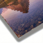 CIFbuy Mountain Lake Reflection Metal Sign, 8x12 Inch Decorative Wall Art, Durable Metal Plaque Painting For Bedroom Kitchen Home Decor TikTok, TikTok, Self-pickup Logiopics - Image 5