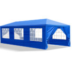 Same Code 25767482 10'x30' Outdoor Party Tent with 8 Removable Sidewalls, Waterproof Canopy Patio Wedding Gazebo, Blue - Image 3