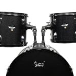 [Do Not Sell on Amazon] Full Size Adult Drum Set 5-Piece Black with Bass Drum, two Tom Drum, Snare Drum, Floor Tom, 16" Ride Cymbal, 14" Hi-hat Cymbals, Stool, Drum Pedal, Sticks - Image 10