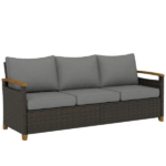 Rattan Wicker Sofa - Image 2