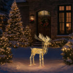 3.6FT Motorized Reindeer with Shaking Head, Outdoor Christmas Decorations with Motor & 120 Warm White LED Lights, for Xmas Outdoor Holiday Indoor Decor Lighted Holiday Displays - Image 9
