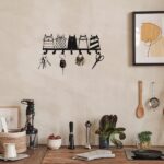 CIFbuy Top - Notch Cute Cat Decorative Hook. The 7 - Hooks Key Hook Rack That Transforms into a High - Quality Modern Wall - Mounted Coat Rack.Wall Sculptures.(TikTok/temu self-pickup orders) - Image 18