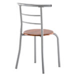 Same Code 35204938 Brown Wood Grain PVC Breakfast Table (One Table and Two Chairs) - Image 9