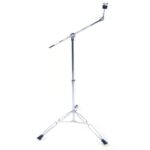 Professional Pedal Control Style Double Tom Drum Stand Silver & Black - Image 2