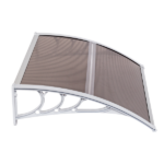 Same Code 28466374 HT-100 x 80 Household Application Door & Window Rain Cover Eaves Brown Board & White Holder - Image 15
