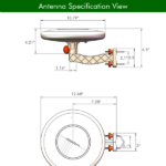 Amazon and Walmart face infringement risks Leadzm TA-A1 150 Miles TV Antenna Outdoor Omni-directional 360 Degree Reception - Image 2