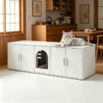 Wooden Cat Box Cabinet - Image 3