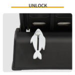 80*34*86CM Black PP track connector assembly, round shape with green carpet + 1 cat teaser stick, 15kg cat treadmill - Image 8