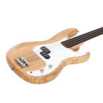 [Do Not Sell on Amazon] Fretless Electric Bass Guitar Full Size 4 String for experienced Bass Players Cord Wrench Tool Burlywood - Image 11