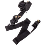 Seat Belt 3 Point Universal Retractable Safety Belt Black - Image 4