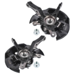 Pair Front Steering Knuckle & Hub Bearing Assembly Replacement for Honda Civic 2012 1.5 1.8L - Image 5