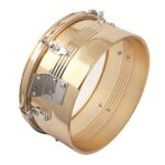 [Do Not Sell on Amazon] 13" & 14" Timbales Drum Set with Stand and Cowbell Golden - Image 15