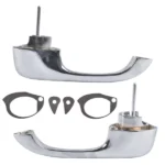 2x Chrome Exterior Door Handles Fits for Chevy Camaro Pontiac Firebird 1967-1969 - Image 3