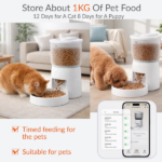 Smart Pet Feeder, 3L Automatic Food Dispenser for Cats, dogs Small Pets Indoor, Timed and quantitative dry food cat feeder kibble, feeding - Image 6