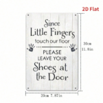 CIFbuy Hand Gesture Reminder Iron Metal Sign, Funny Vintage Wall Art Decor, 2D Flat Printed Hanging Plaque, Home Restaurant Decor 31x21 TikTok, TikTok, Flat Printed Hanging Plaque Self-pickup Logiopics