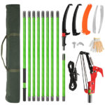 30ft Manual Pole Saw, Lightweight Tree Trimmers Long Handle Pruner Set, Sharp Steel Blade and Scissors Pole Saw for Trimming Palm, Pear Tree, Fir Tree, Other High Trees and Shrubs - Image 9