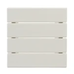 36*36*47cm Single Layer Square HDPE Side Table White - Image 3