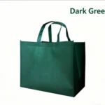 Purple 4-piece reusable non-woven shopping tote bag, large capacity waterproof and environmentally friendly shopping bag, reinforced handle design, blank customizable gift storage tote bag, suitable for supermarket procurement - Image 17