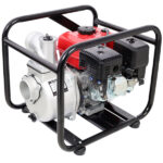 Gas Engine Powered Water Pump 3" inlet&outlet, Flow:264Gpm , 7HP Engine 212CC, EPA Certificated, 3in NPT Connector, with 25FT Flat Hose outlet - Image 2