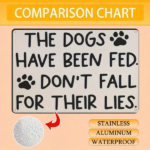 CIFbuy 1PC The Dogs Have Been Fed Aluminum Sign 8x12 Inch, 8x12 Inch, Waterproof Bend-Resistant UV Printed Pet Feeding Sign, Pet Feeding Sign, Rustic Farmhouse Wall Been Fed AikTok, Been Fed AikTok, nted Pet Feeding Sign Self-, ckup Logiopallnt - Image 6