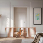 The Wooden Dog Fence Brown - Image 4