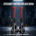 2 Ton Jack Stands Pair, Heavy‑Duty Adjustable Steel Car Jack Stands with Locking Pin, Safety Support for Auto Repair, Tire Change & Vehicle Maintenance - Image 3