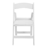 Replacement 15868578 4 Pack Folding Chairs, Resin Chairs with Padded Seat, Comfortable Event Chairs Indoor Outdoor for Home Event Party Picnic School Wedding, White - Image 15