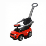 Red Toddler Stroller Sliding Car – 2 in 1 Push Ride On with Horn, Music, Light, for Indoor & Outdoor Play 1-3 Years Old - Image 2