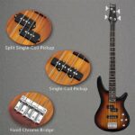 [Do Not Sell on Amazon] GIB Electric Bass Guitar Full Size 4 String Sunset Color - Image 22
