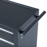 Single-bottom cabinet 4-draw, steel, black 330lb instrument cart, storage room - Image 27