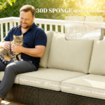 Rattan Wicker Sofa - Image 5