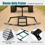 74" Heavy-Duty Drag Harrow with 80 lbs Load Capacity, Tow-Behind Leveling Tool for Driveway, Garden & Farm - Image 7
