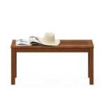 Tioman Malaysian Dark Red Meranti Wood Water-Resistant Outdoor Benches Brown - Image 3